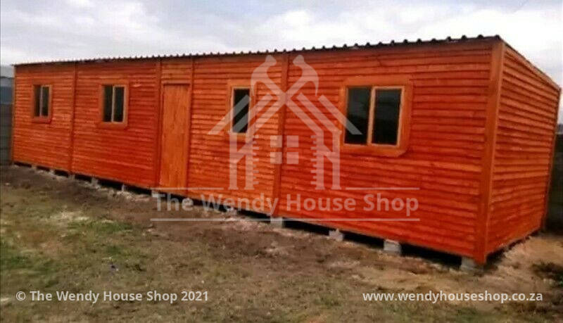 long wooden overlap wendy house