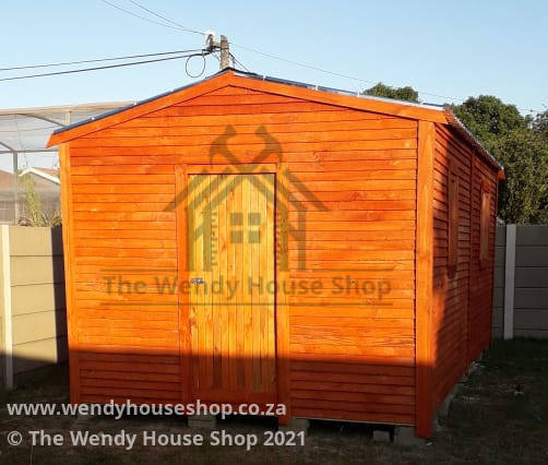 wooden garden storage